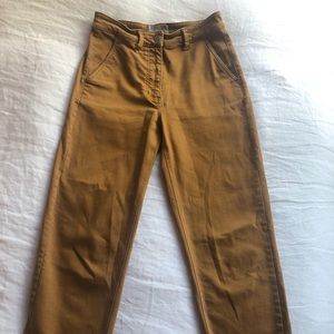 Everlane Straight Leg Crop - Golden Brown